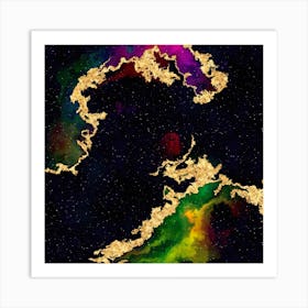 100 Nebulas in Space Abstract n.020 Art Print