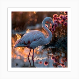 Flamingo 56 Art Print