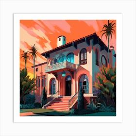 California House Art Print