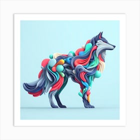 Colourful Kin Art Print