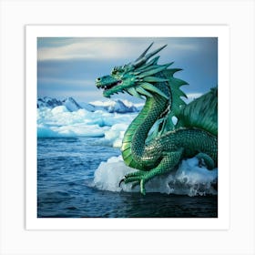 Firefly Majestic Green Dragon By Icy Ocean 58629 (2) Art Print