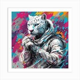 Snow Leopard 2 Art Print