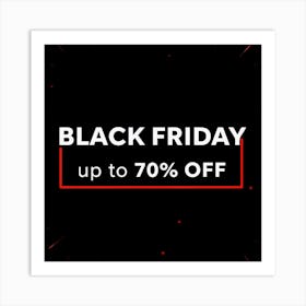 Black Friday Sell Post Templates Design (4) Art Print