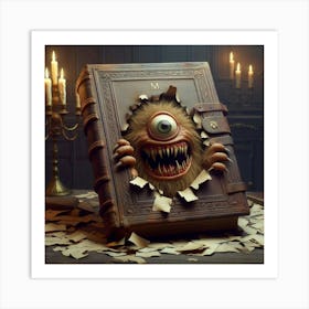 Monster Book Art Print