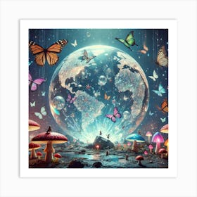 World Of Butterflies Art Print