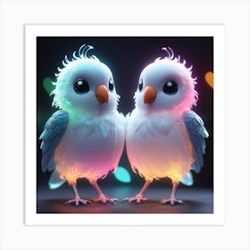 Cute Love Bird Art Print
