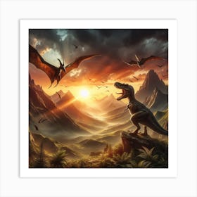 Dinosaurs Art Print