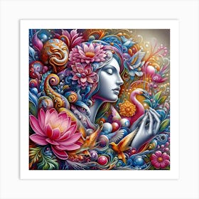 Psychedelic Art 22 Art Print