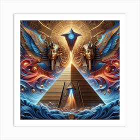 Egyptian Alchemy: Unraveling the Secrets of Ancient Magic Art Print