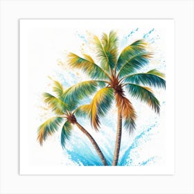 Palm luckycharm Art Print