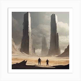 Futuristic Cityscape Art Print