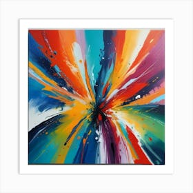 1000014978 Abstract acrylic painting. Art Print