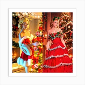 Merry Christmas Art Print