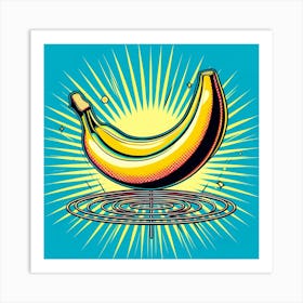 Banana Pop Art 1 Art Print