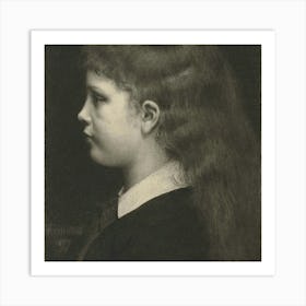 Portrait Of A Young Girl Art Print