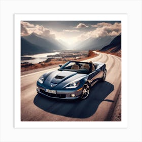 Corvette Convertible Art Print