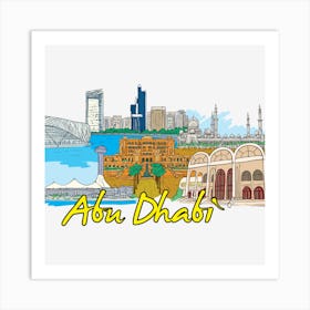 Abu Dhabi Art Print