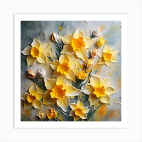 Daffodils 32 Art Print