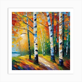 Birch Trees 7 Art Print