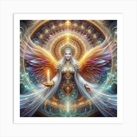 Angel Of Light 25 Art Print