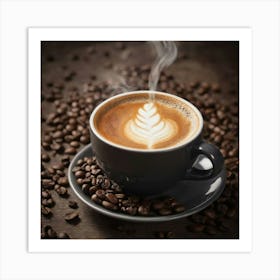 Coffee Latte 1 Art Print