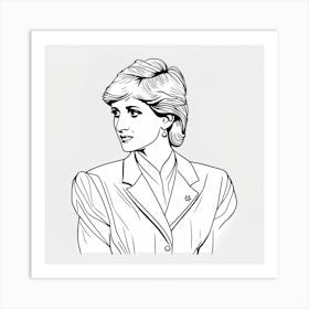 Princess diana 1 Art Print