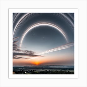 Saturn'S Rings Art Print