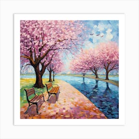 Cherry Blossoms 8 Art Print