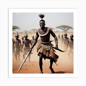 Ethiopian Warrior Art Print