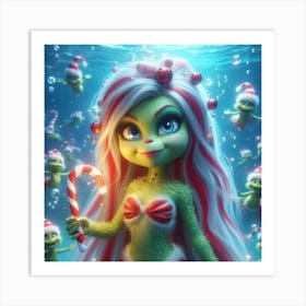 Grinch Art Print