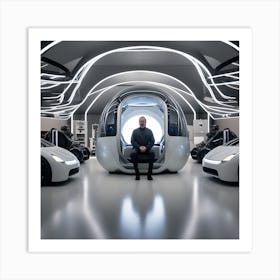 Futuristic Cars 5 Art Print