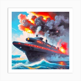 Russian Submarine 5 Art Print