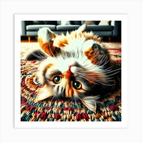 Feline Creative Cat Illustration 84 1 Art Print