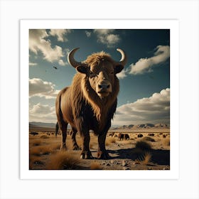 Spiritual Oxen Art Print