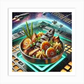 Sinuglaw Protein Analogue Scifi Art Print