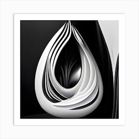 Layeredteardrop Art Print