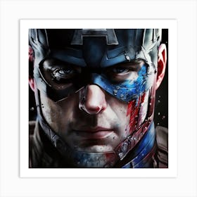 Captain America 1 Art Print