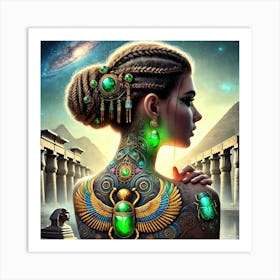 Cleopatra Abstraction Art Print