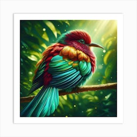 Colorful Bird Art Print