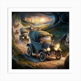 Trolls And Witches Art Print