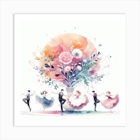 Variety dance Art Print