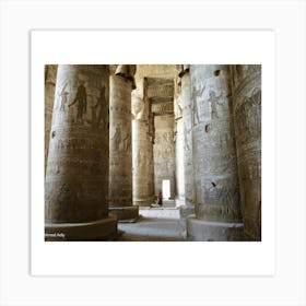 Egyptian Temple 33 Art Print