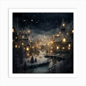 Whirlwind of Wintertime Whispers Art Print