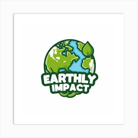 Earthly Impact Logo Art Print