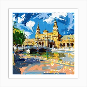 Seville Plaza 2 Art Print