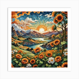 Sunflowers 13 Art Print