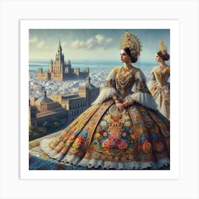 beautiful lady83 Art Print