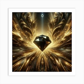 Black Diamond Art Print