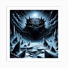 Ice Monster Art Print