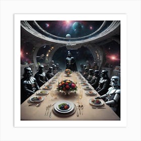 Star Wars Dinner Art Print